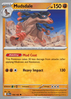 Mudsdale Reverse Holo 108 (DRI)