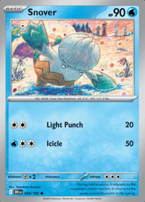 Snover Reverse Holo 059 (DRI)