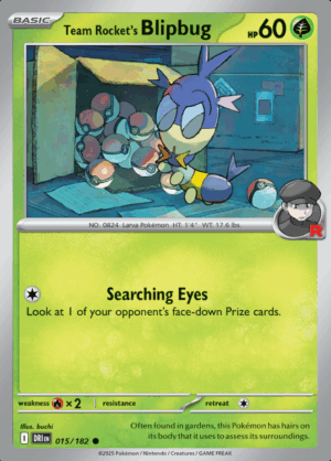 Team Rocket’s Blipbug Reverse Holo 015 (DRI)