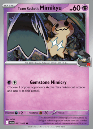 Team Rocket's Mimikyu 087 (DRI)