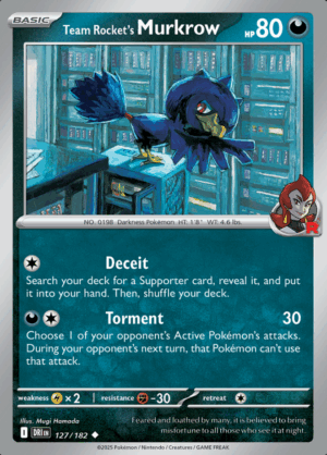 Team Rocket's Murkrow 127 (DRI)