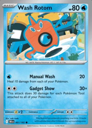 Wash Rotom Reverse Holo 061 (DRI)