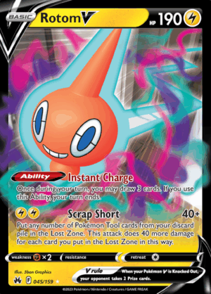 Rotom V 045 (CRZ)