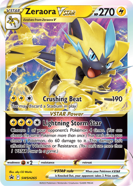 Zeraora VSTAR 265