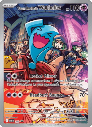 Team Rocket's Wobbuffet 203