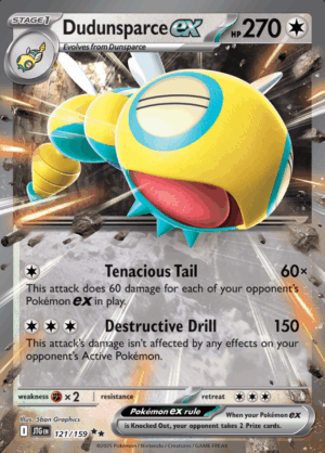 Dudunsparce EX 121 (JTG)