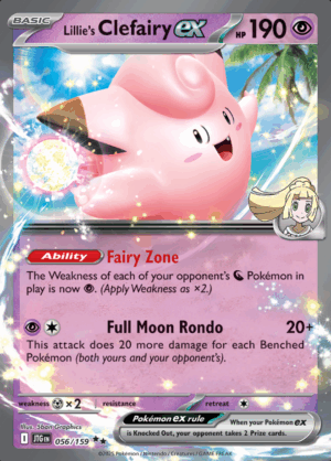 Lillie's Clefairy EX 056 (JTG)