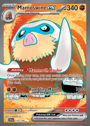 Mamoswine EX 174 (JTG)