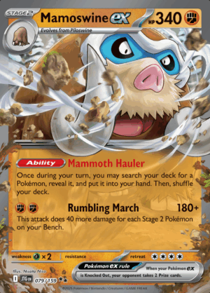 Mamoswine EX 079 (JTG)