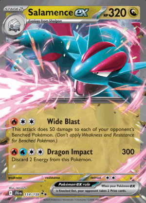 Salamence EX 114 (JTG)