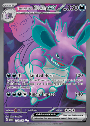 Team Rocket's Nidoking EX 216 (DRI)