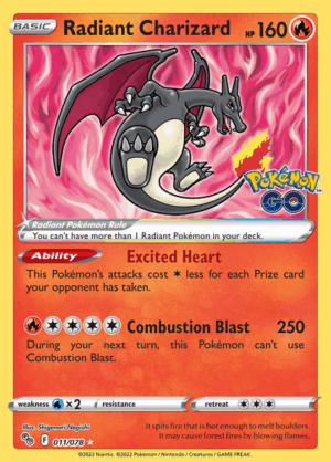 Radiant Charizard 011 (PGO)