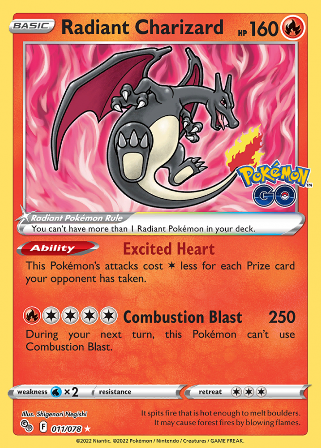 Radiant Charizard 011 (PGO)