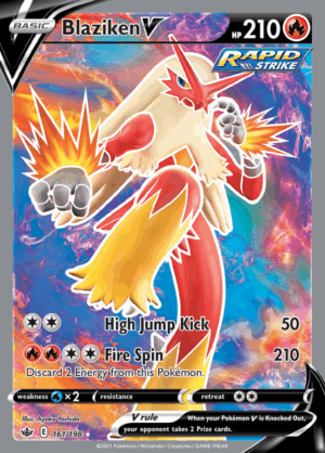 Blaziken V 161 (CRE)