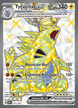 Tyranitar EX 211 (OBF)