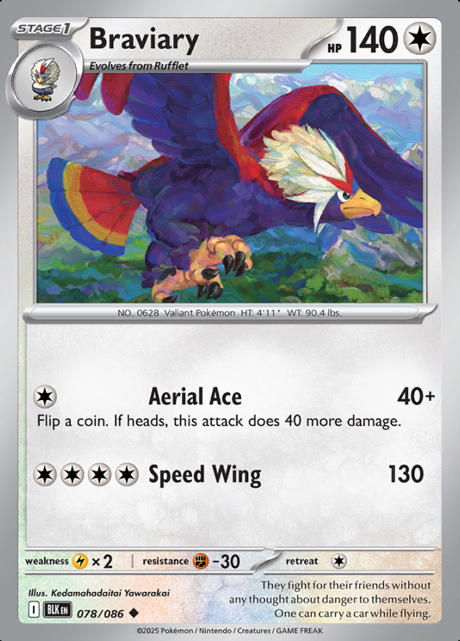 Braviary 078 (BLK)
