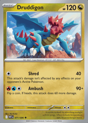 Druddigon 071 (WHT)