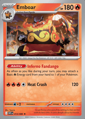 Emboar Holo 013 (WHT)