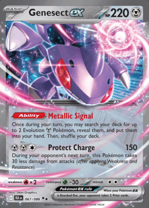 Genesect EX 067 (BLK)