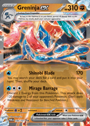 Greninja EX 106 (TWM)