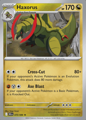 Haxorus Holo 070 (BLK)
