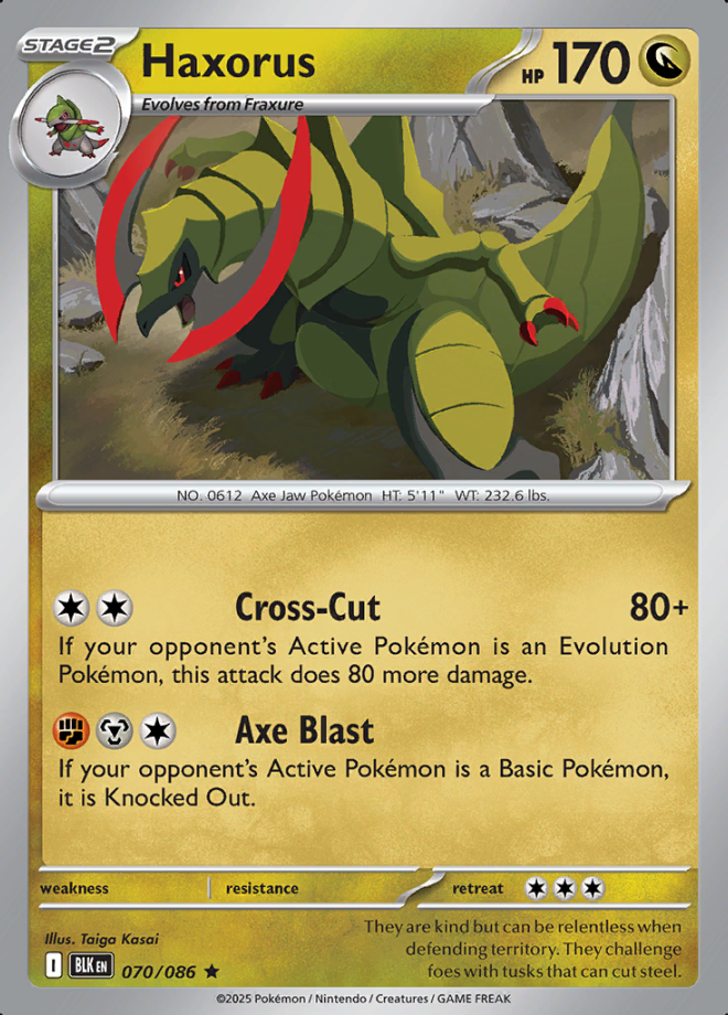 Haxorus Holo 070 (BLK)