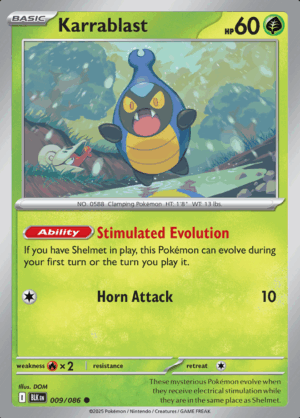 Karrablast 009 Pokeball (BLK)