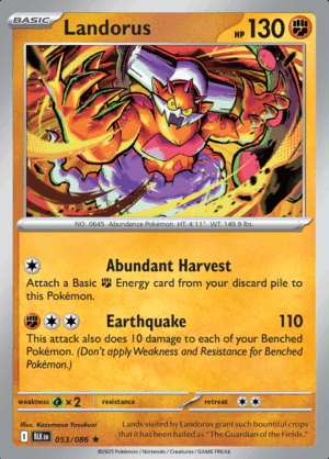 Landorus 053 Pokeball (BLK)