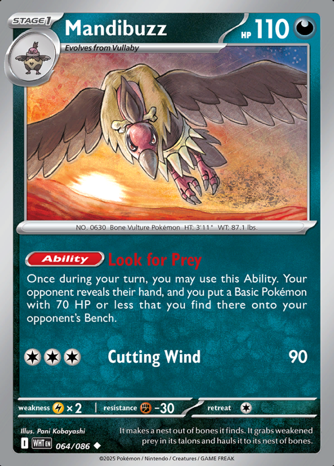 Mandibuzz 064 (WHT)