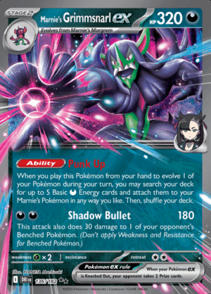 Marnie's Grimmsnarl EX 136 (DRI)