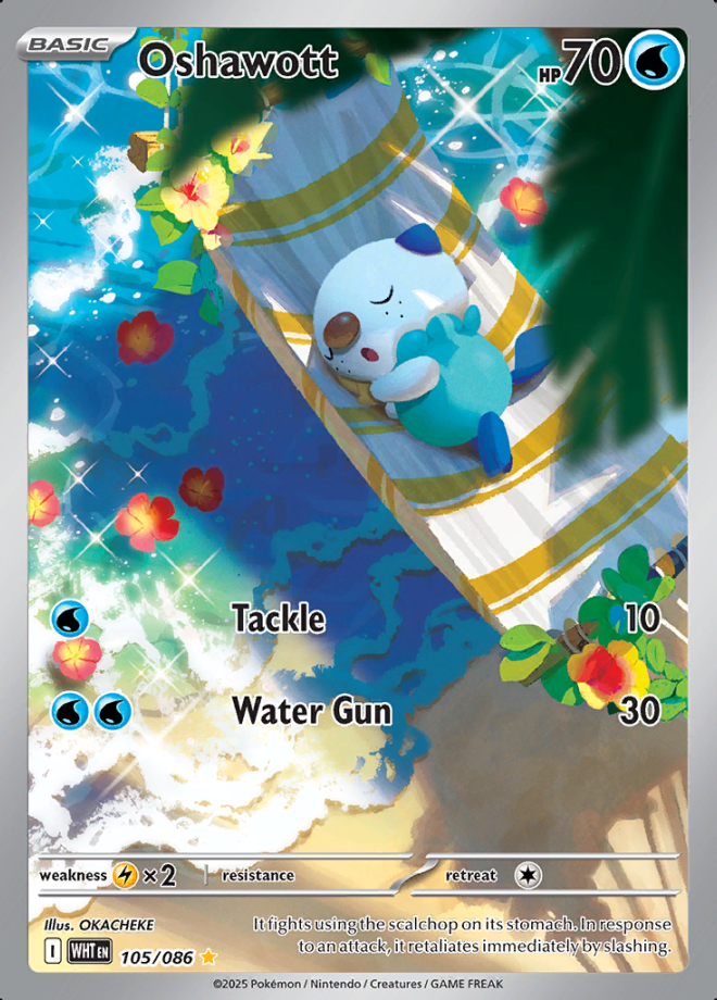 Oshawott 105 (WHT)
