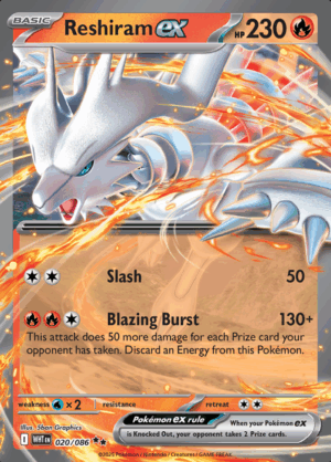 Reshiram EX 020 (WHT)