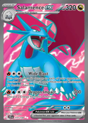 Salamence EX 177 (JTG)