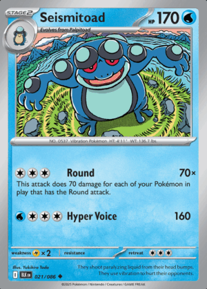 Seismitoad 021 (BLK)