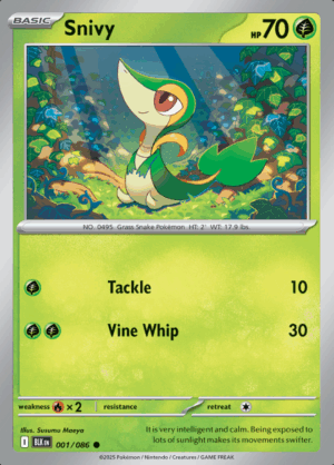 Snivy 001 (BLK)