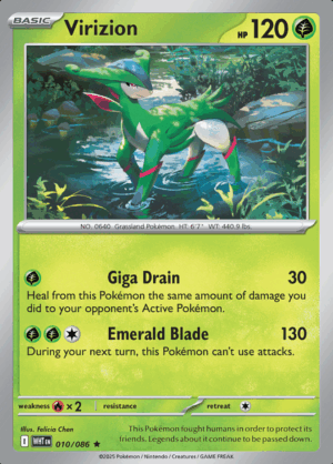 Virizion Holo 010 (WHT)