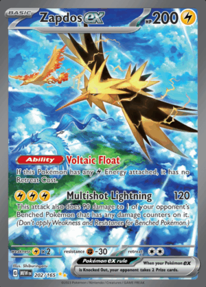 Zapdos EX 202 (MEW)