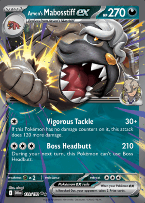 Arven's Mabosstiff EX 139 (DRI)