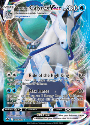 Ice Rider Calyrex VMAX 046 (CRE)