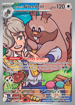 Arven's Greedent 205 (DRI)