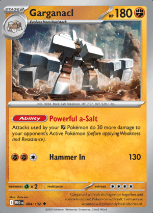 Garganacl Reverse Holo 084 (MEG)