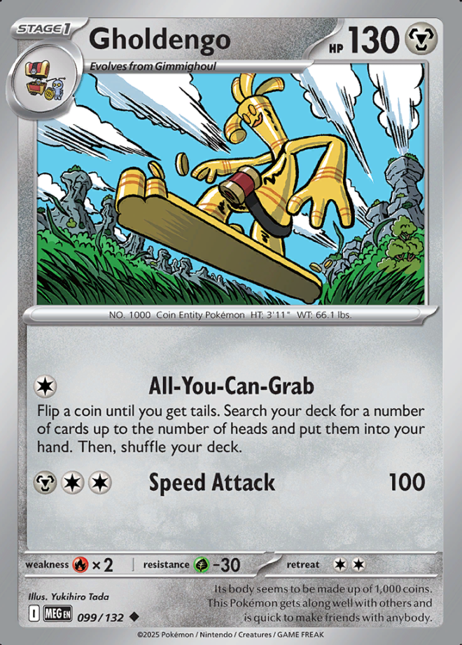 Gholdengo Reverse Holo 099 (MEG)