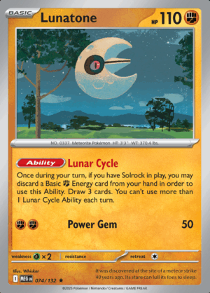 Lunatone Holo 074 (MEG)