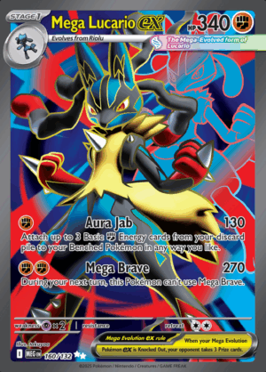 Mega Lucario ex 160 (MEG)