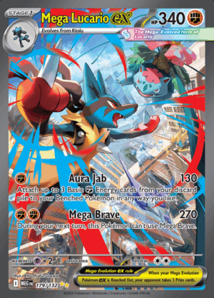 Mega Lucario ex 179 (MEG)