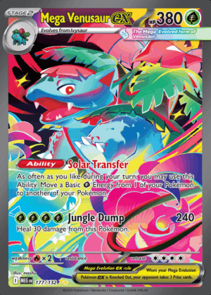 Mega Venusaur ex 177 (MEG)