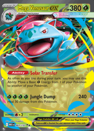 Mega Venusaur ex 003 (MEG)