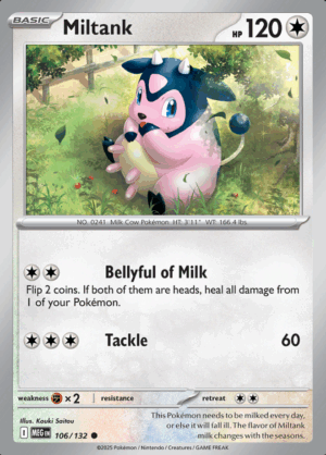 Miltank Reverse Holo 106 (MEG)