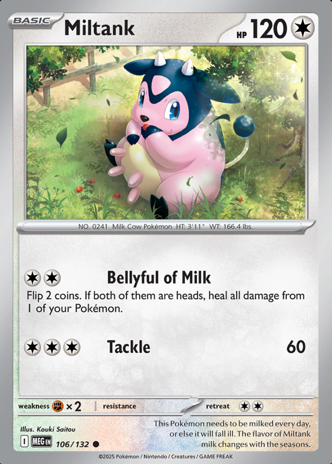 Miltank Reverse Holo 106 (MEG)