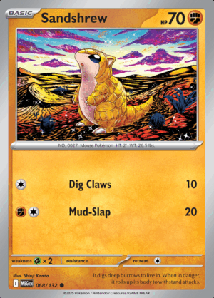 Sandshrew Reverse Holo 068 (MEG)